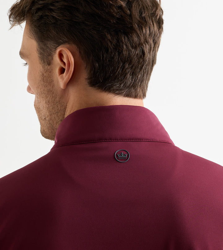 Peter Millar Fuse Hybrid Vest: Bordeaux