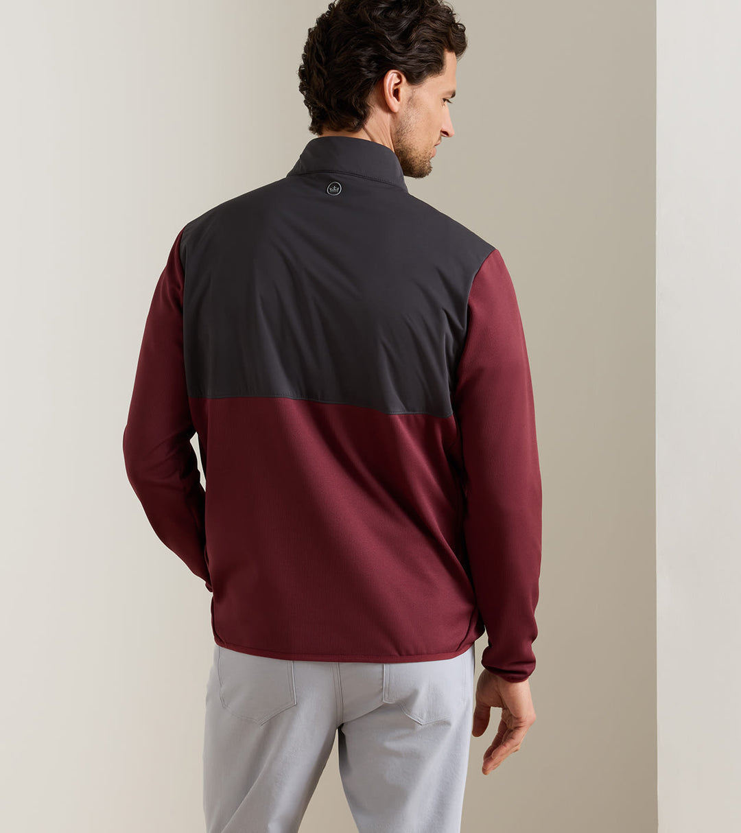 Peter Millar Vail Half-Zip: Bordeaux