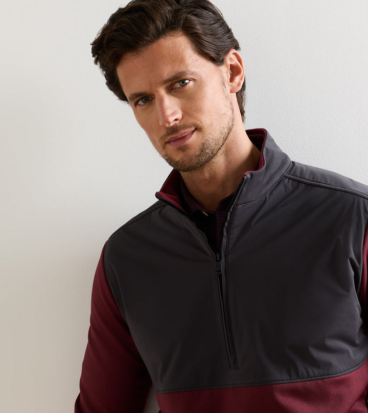 Peter Millar Vail Half-Zip: Bordeaux