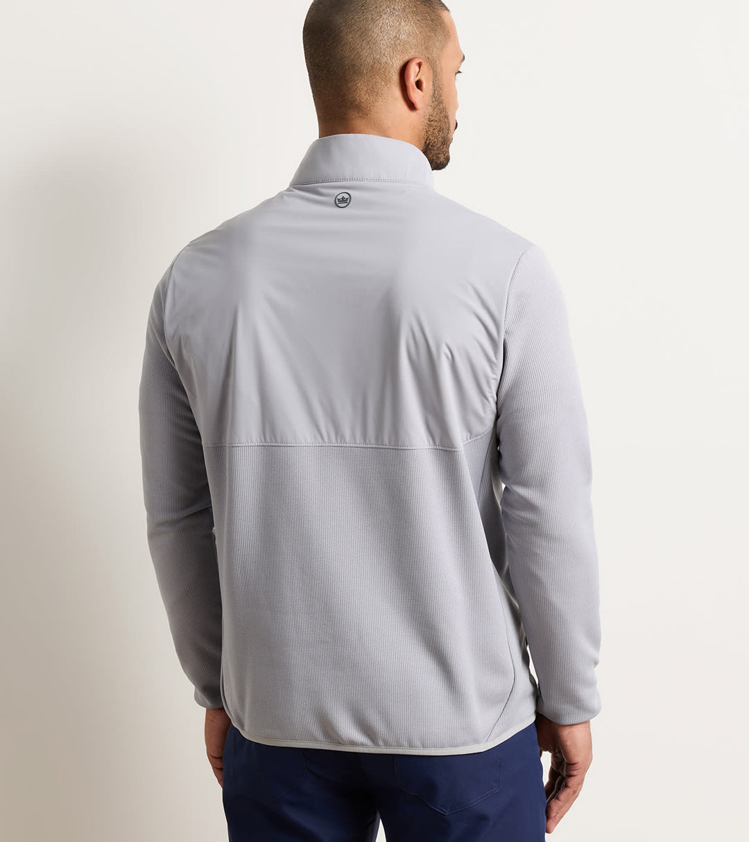 Peter Millar Vail Half-Zip: Gale Grey