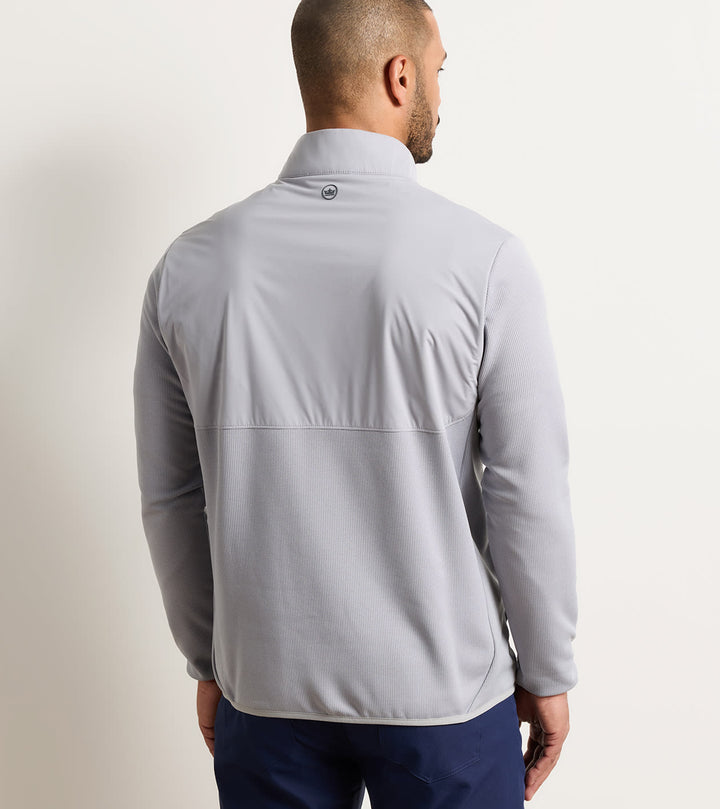Peter Millar Vail Half-Zip: Gale Grey