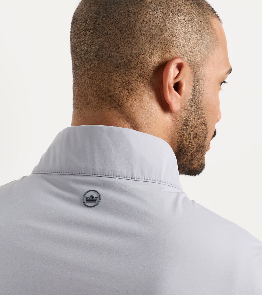 Peter Millar Vail Half-Zip: Gale Grey