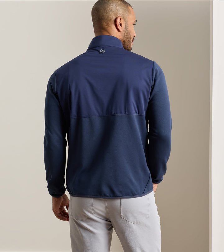 Peter Millar Vail Half-Zip: Navy