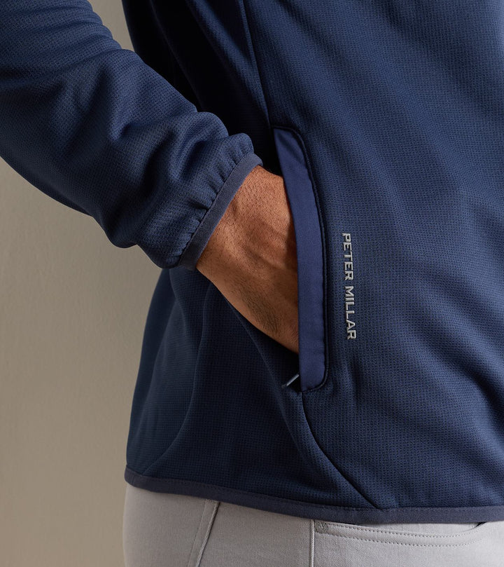 Peter Millar Vail Half-Zip: Navy