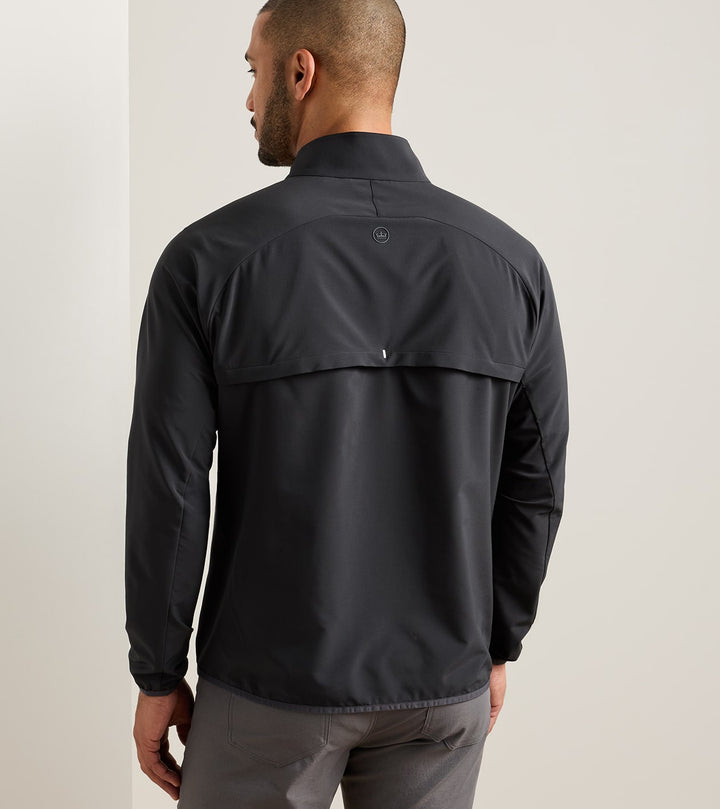 Peter Millar Gale Half-Zip: Black