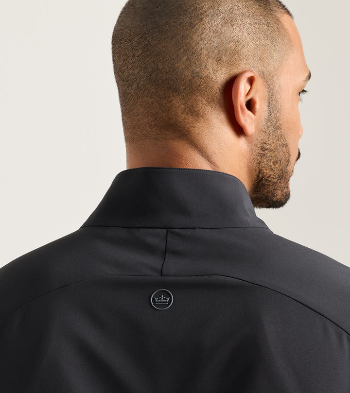 Peter Millar Gale Half-Zip: Black