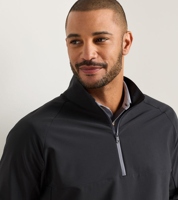 Peter Millar Gale Half-Zip: Black