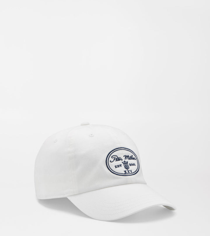 Peter Millar 25th Anniversary Hat: White