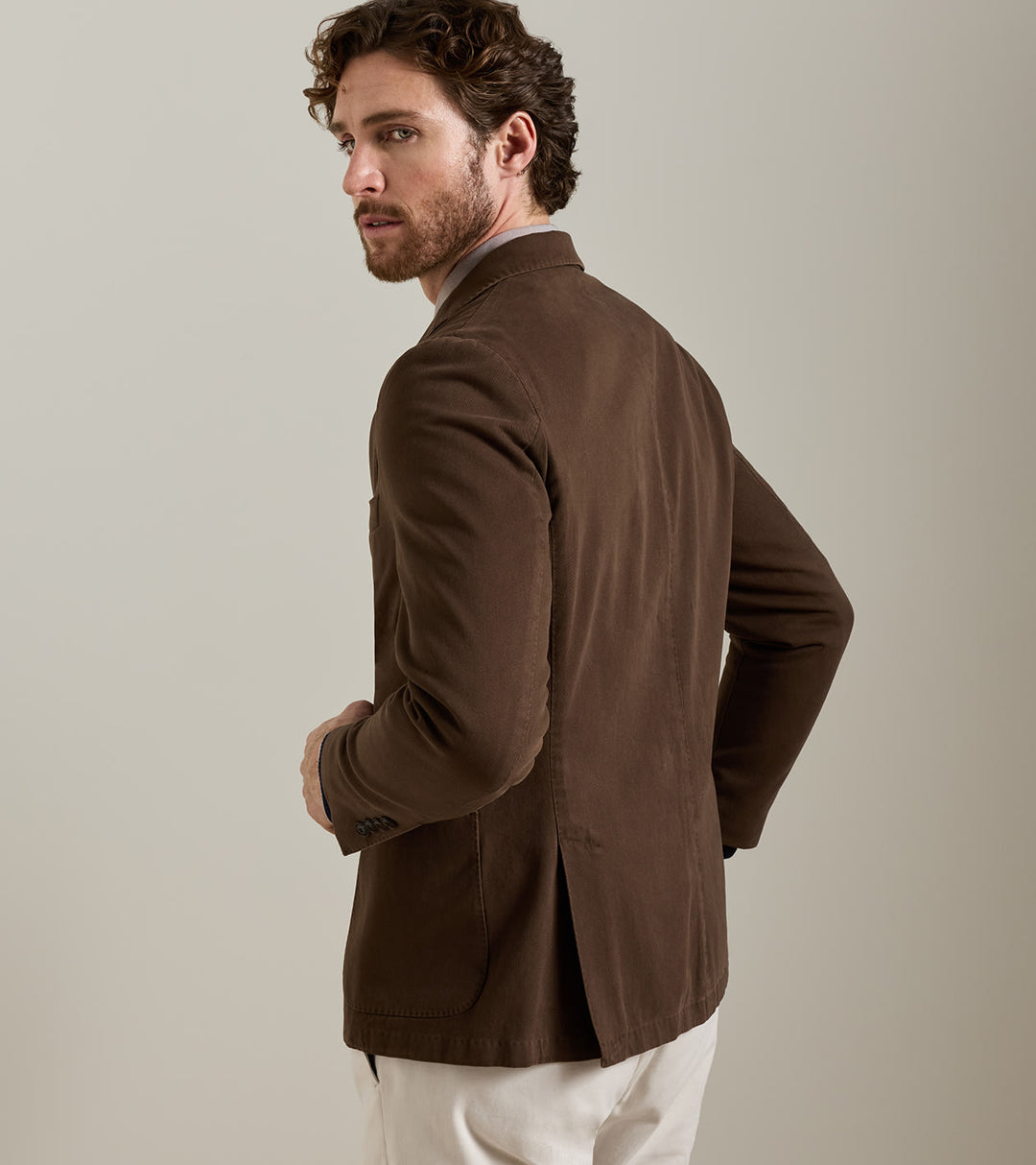 Peter Millar Weekend Cotton Cashmere Soft Jacket: French Press