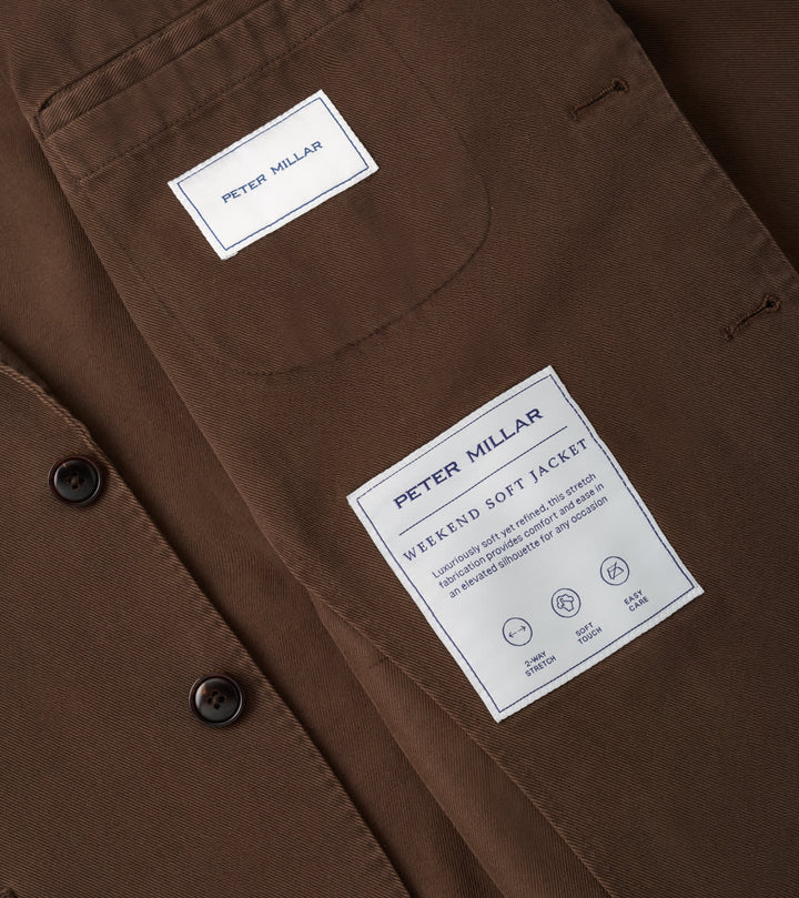 Peter Millar Weekend Cotton Cashmere Soft Jacket: French Press