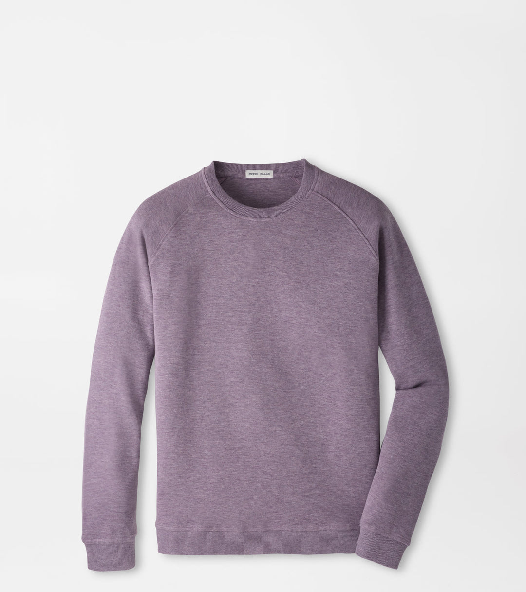 Peter Millar Crown Comfort Knit Crew: Purple Fig