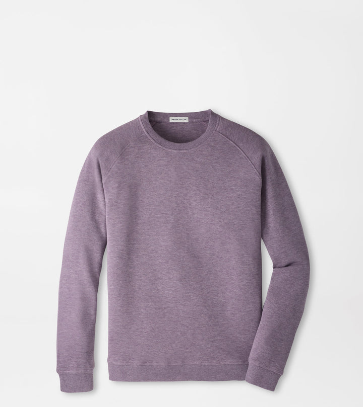 Peter Millar Crown Comfort Knit Crew: Purple Fig