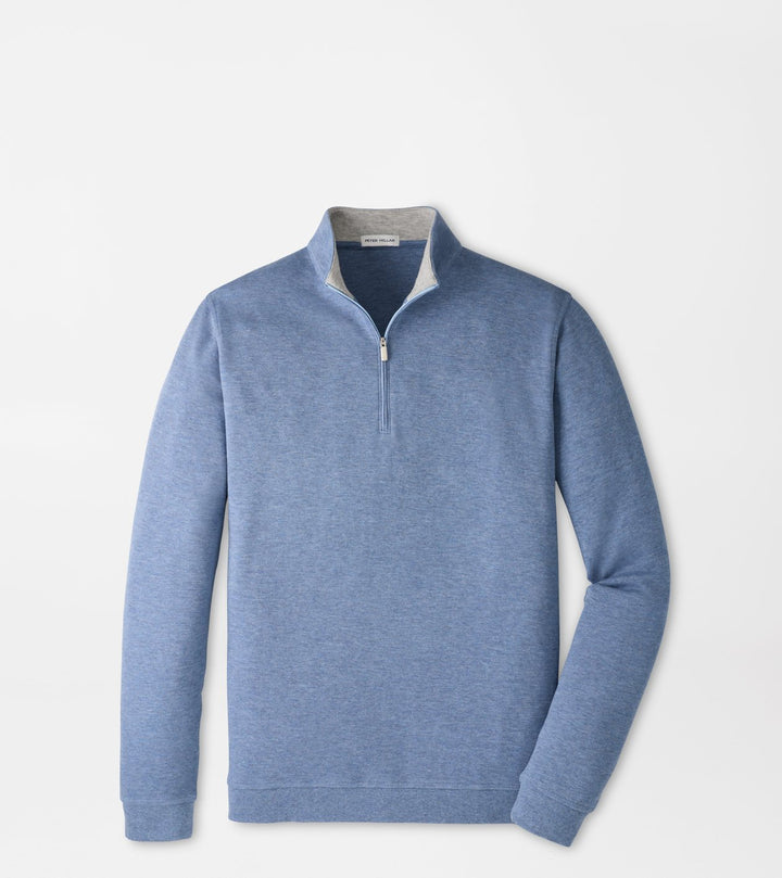 Peter Millar Crown Comfort Quarter-Zip Pullover: Summer Rain