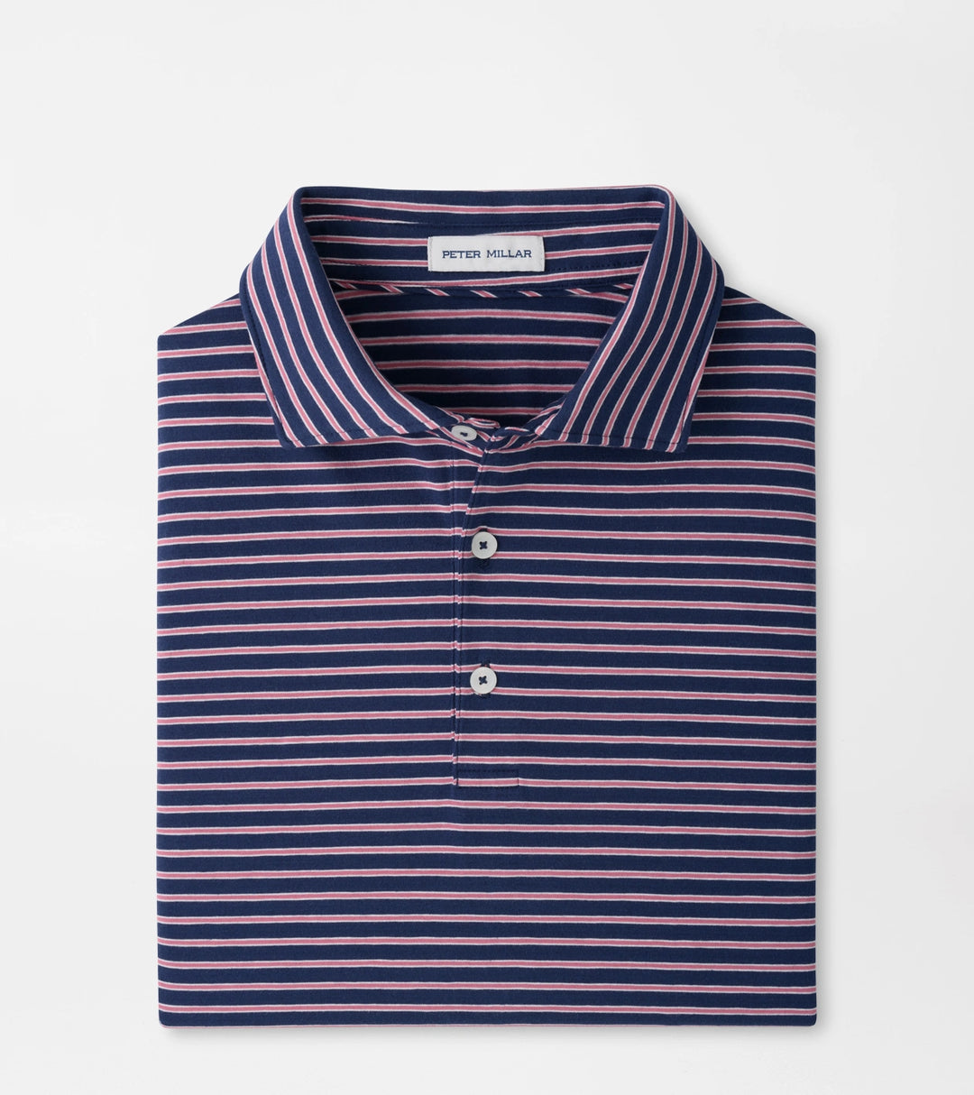 Peter Millar Tripp Crown Flex Cotton Short-Sleeve Polo: Atlantic Navy