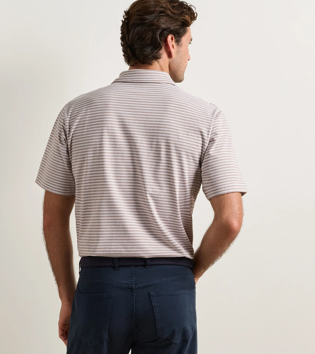 Peter Millar Turner Crown Flex Cotton Short-Sleeve Polo: Sawgrass