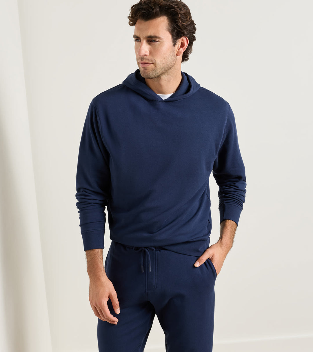 Peter Millar Oasis Pullover Hoodie: Navy