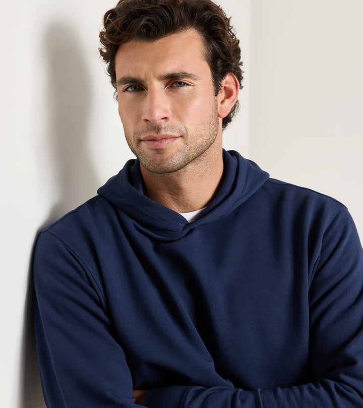 Peter Millar Oasis Pullover Hoodie: Navy