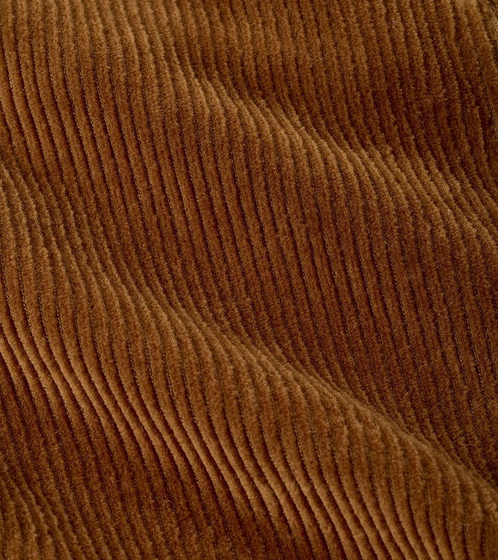 Peter Millar Corduroy Knit Chore Coat: Dark Amber