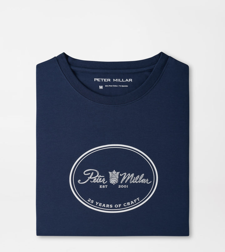 Peter Millar 25th Anniversary T-shirt: Navy