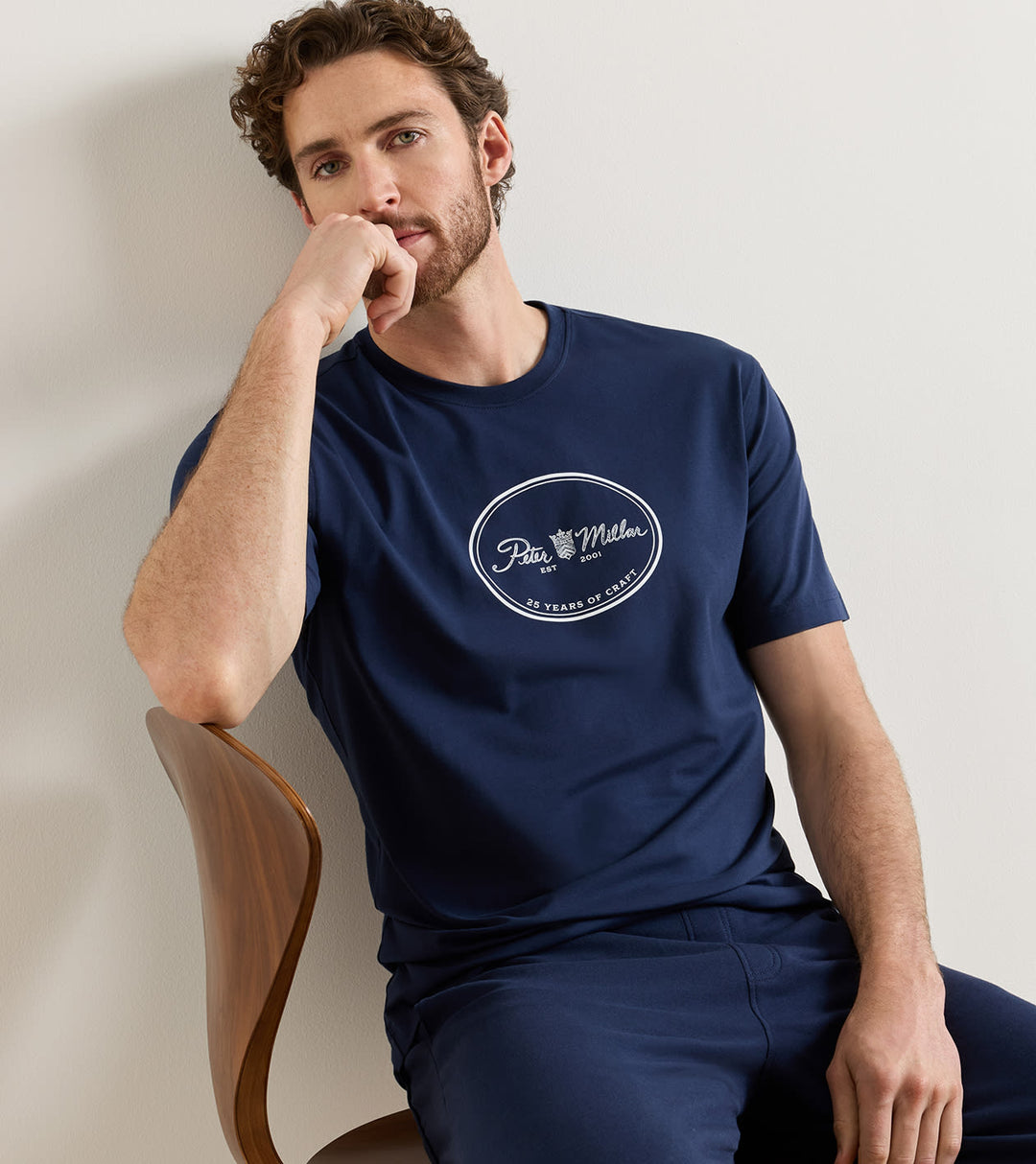 Peter Millar 25th Anniversary T-shirt: Navy