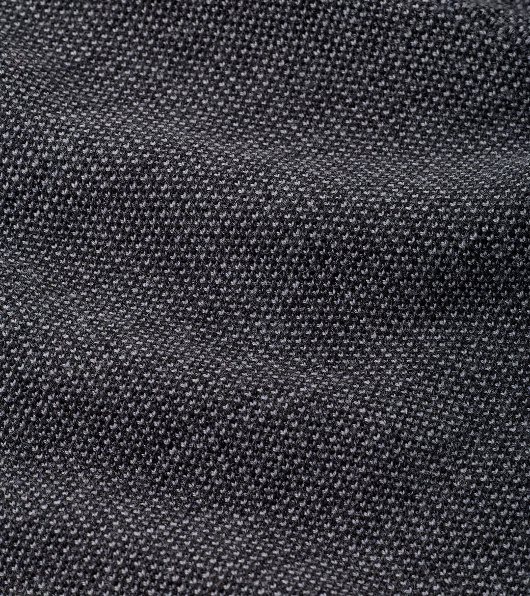 Peter Millar Blair Birdseye Quarter-Zip Sweater: Charcoal