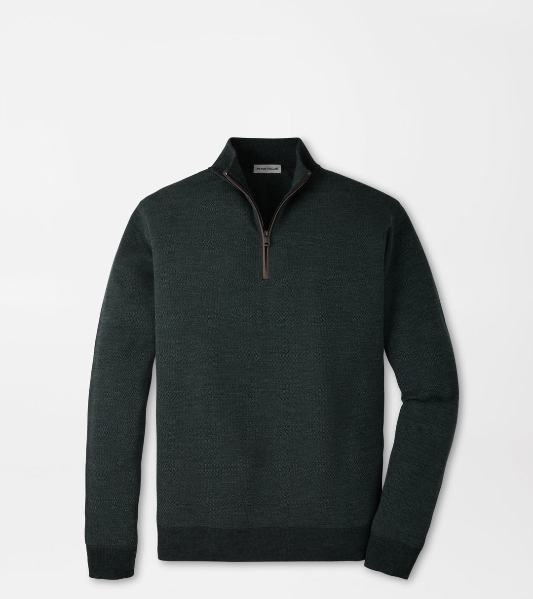 Peter Millar Blair Birdseye Quarter-Zip Sweater: Pine Brook