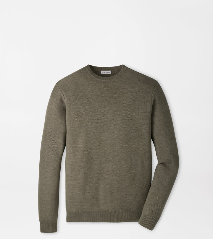 Peter Millar Autumn Crest Honeycomb Crewneck Sweater: Fatigue