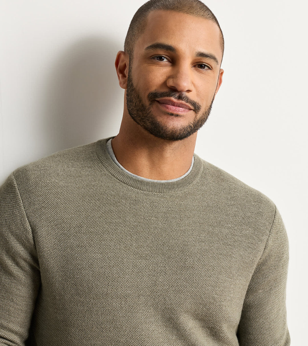 Peter Millar Autumn Crest Honeycomb Crewneck Sweater: Fatigue