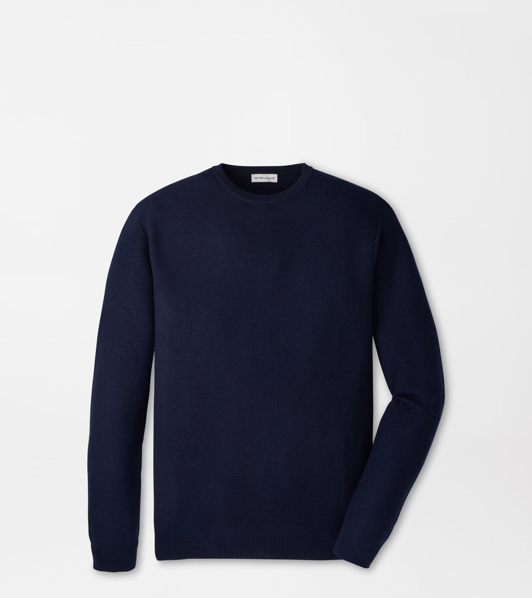 Peter Millar Autumn Crest Honeycomb Crewneck Sweater: Navy