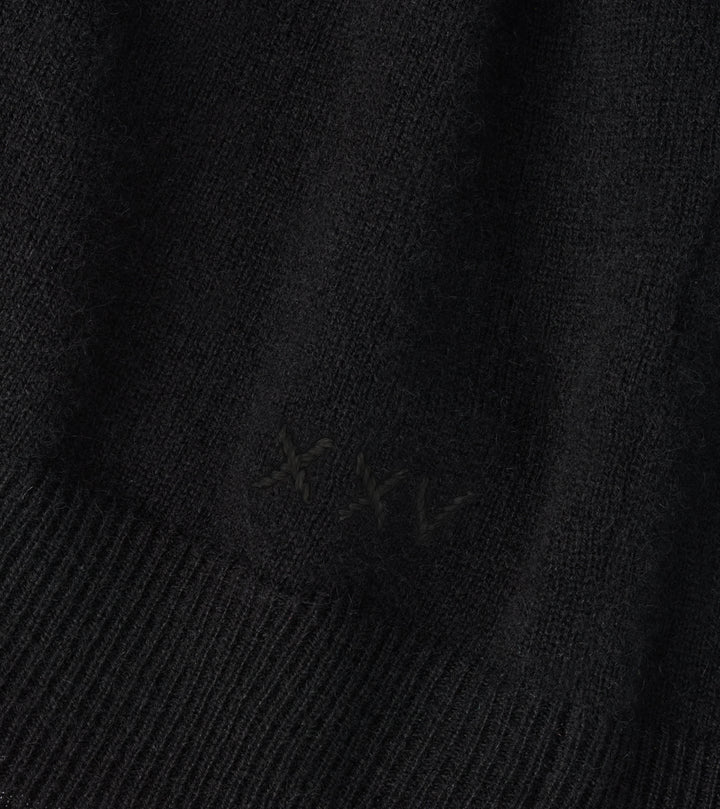 Peter Millar 25th Anniversary Cashmere Quarter-Zip Sweater: Black