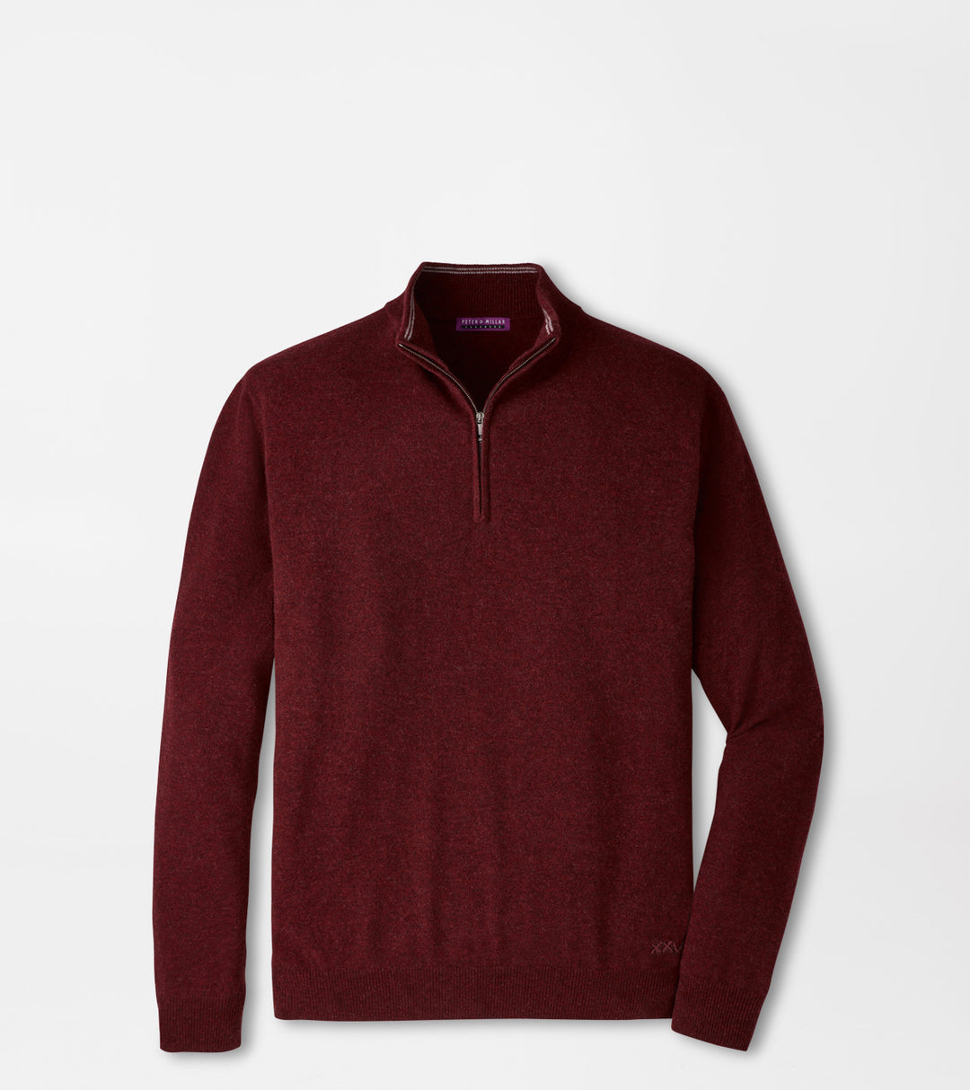 Peter Millar 25th Anniversary Cashmere Quarter-Zip Sweater: Bordeaux
