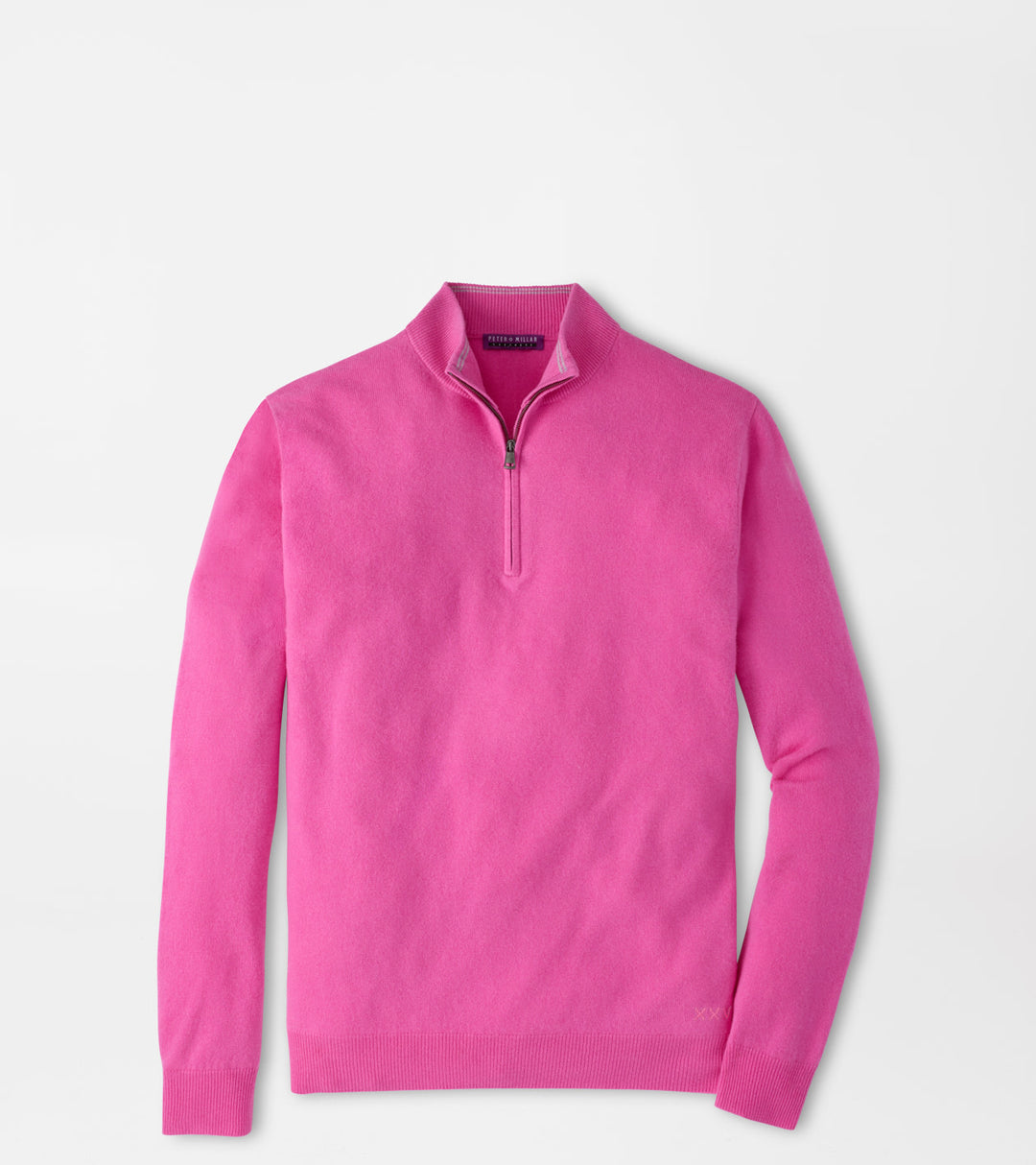 Peter Millar 25th Anniversary Cashmere Quarter-Zip Sweater: Fuchsia