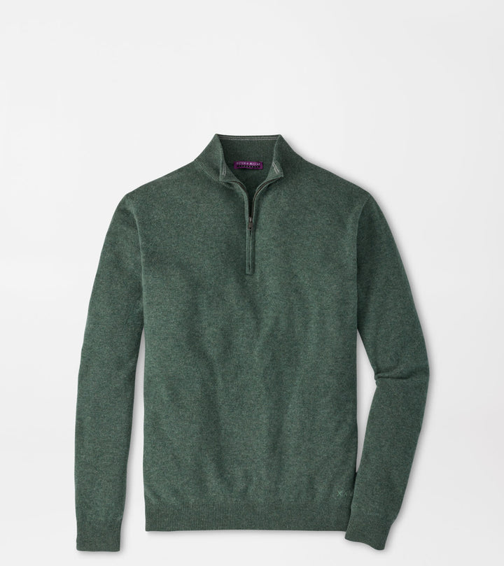 Peter Millar 25th Anniversary Cashmere Quarter-Zip Sweater: Ivy
