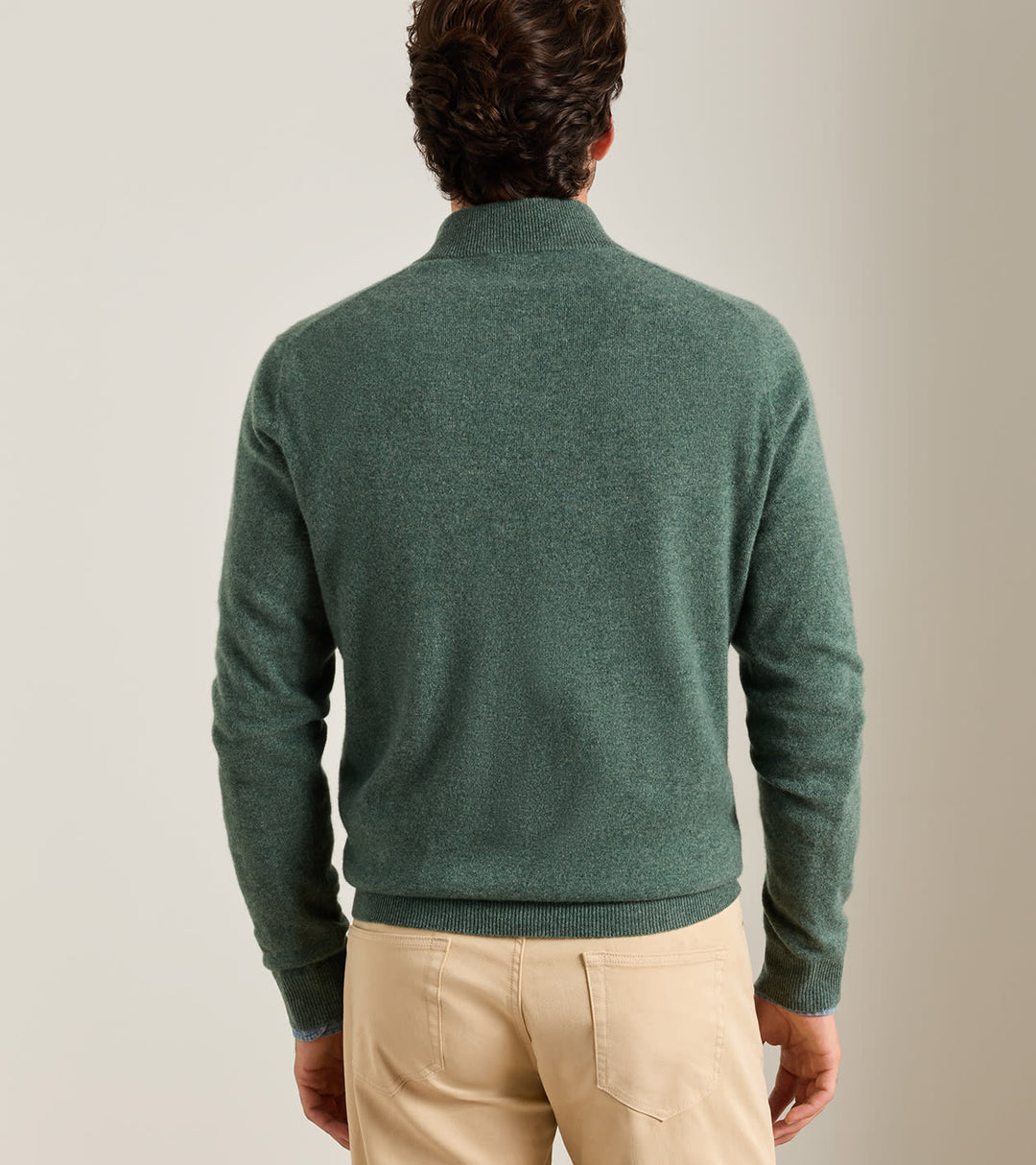 Peter Millar 25th Anniversary Cashmere Quarter-Zip Sweater: Ivy