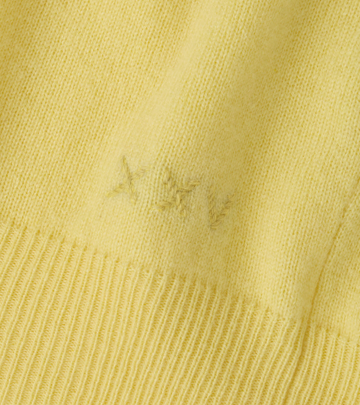 Peter Millar 25th Anniversary Cashmere Quarter-Zip Sweater: Maize