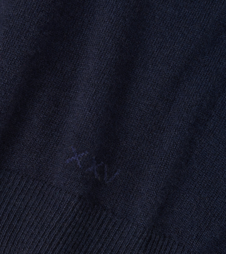 Peter Millar 25th Anniversary Cashmere Quarter-Zip Sweater: Navy