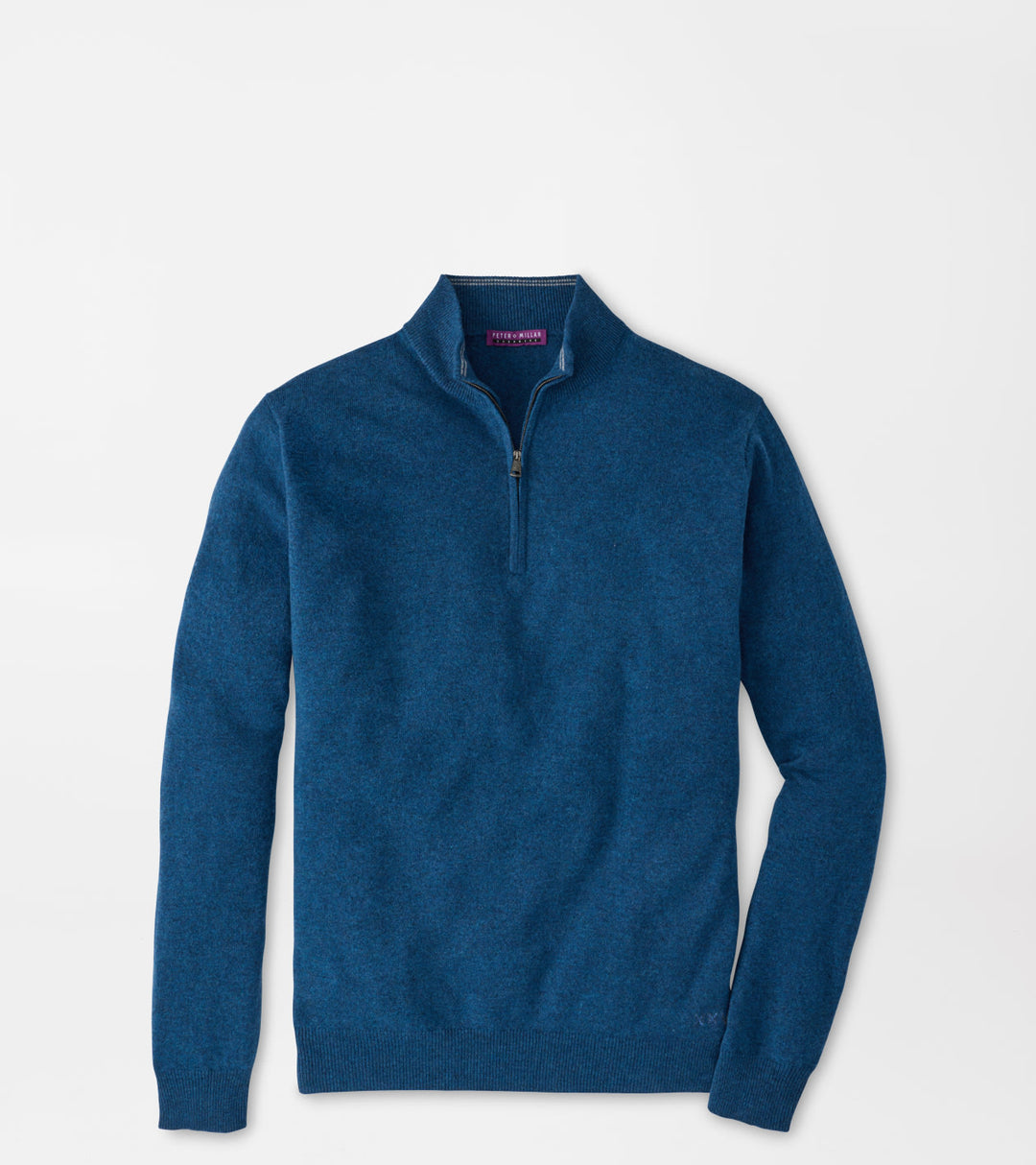 Peter Millar 25th Anniversary Cashmere Quarter-Zip Sweater: Ocean Blue