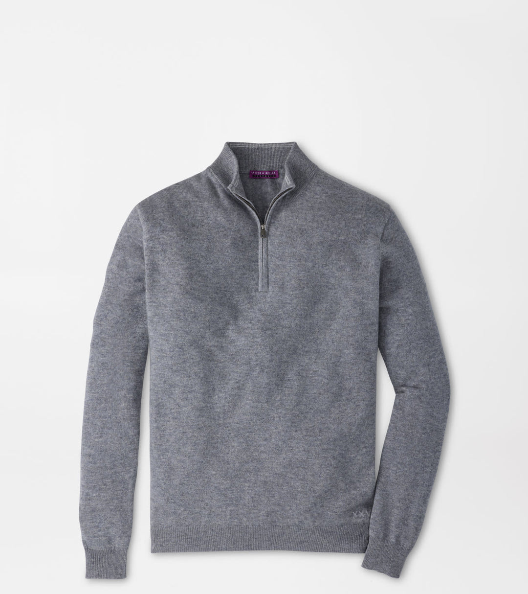 Peter Millar 25th Anniversary Cashmere Quarter-Zip Sweater: Oslo Grey