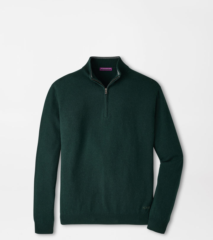 Peter Millar 25th Anniversary Cashmere Quarter-Zip Sweater: Pine Brook