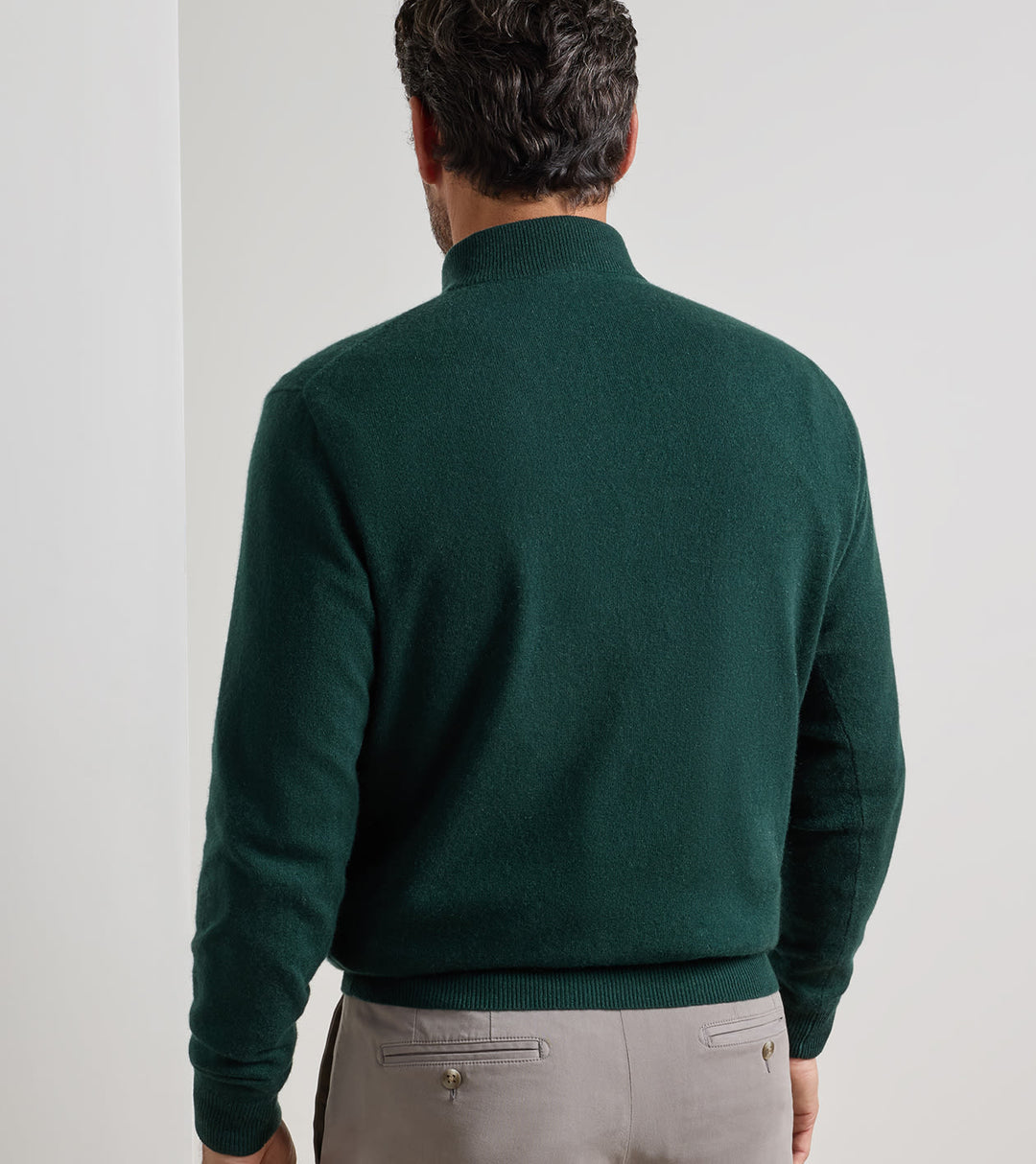 Peter Millar 25th Anniversary Cashmere Quarter-Zip Sweater: Pine Brook
