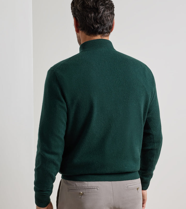 Peter Millar 25th Anniversary Cashmere Quarter-Zip Sweater: Pine Brook