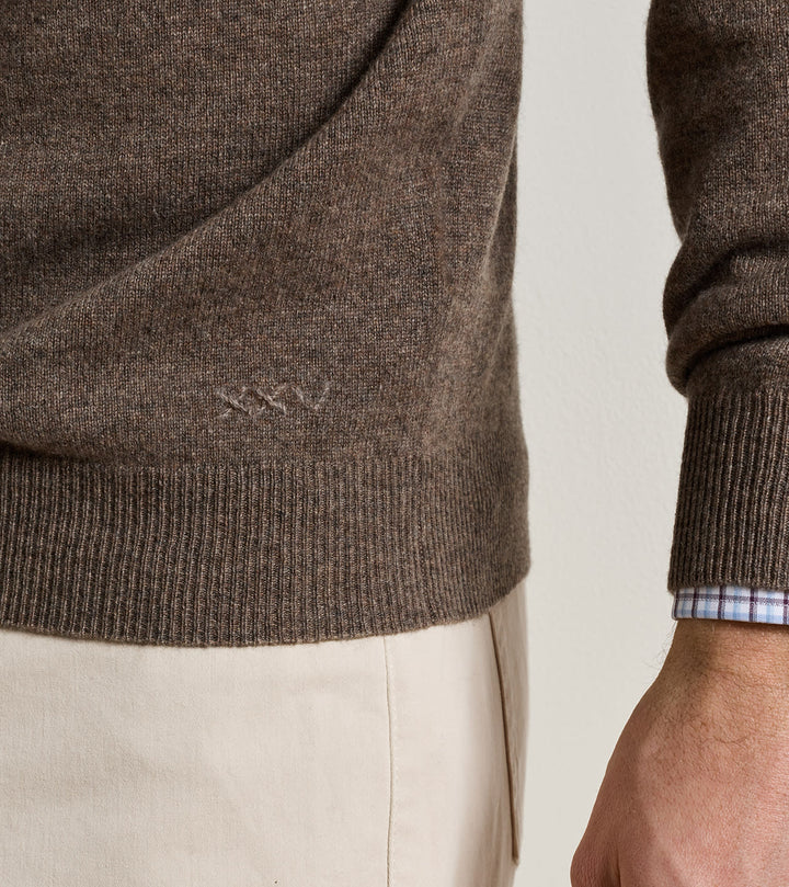 Peter Millar 25th Anniversary Cashmere Quarter-Zip Sweater: Sawgrass