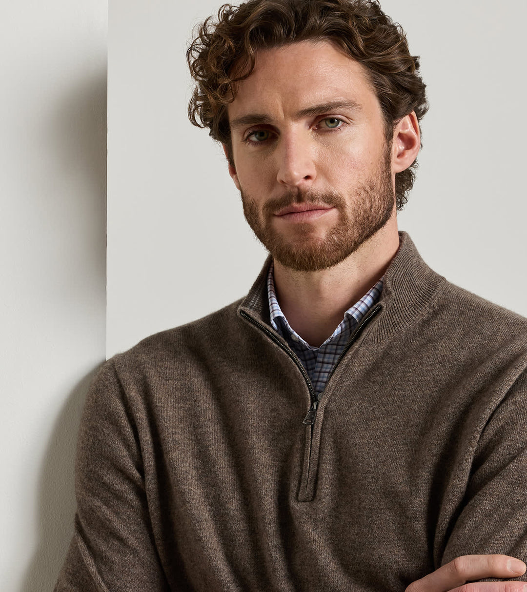 Peter Millar 25th Anniversary Cashmere Quarter-Zip Sweater: Sawgrass