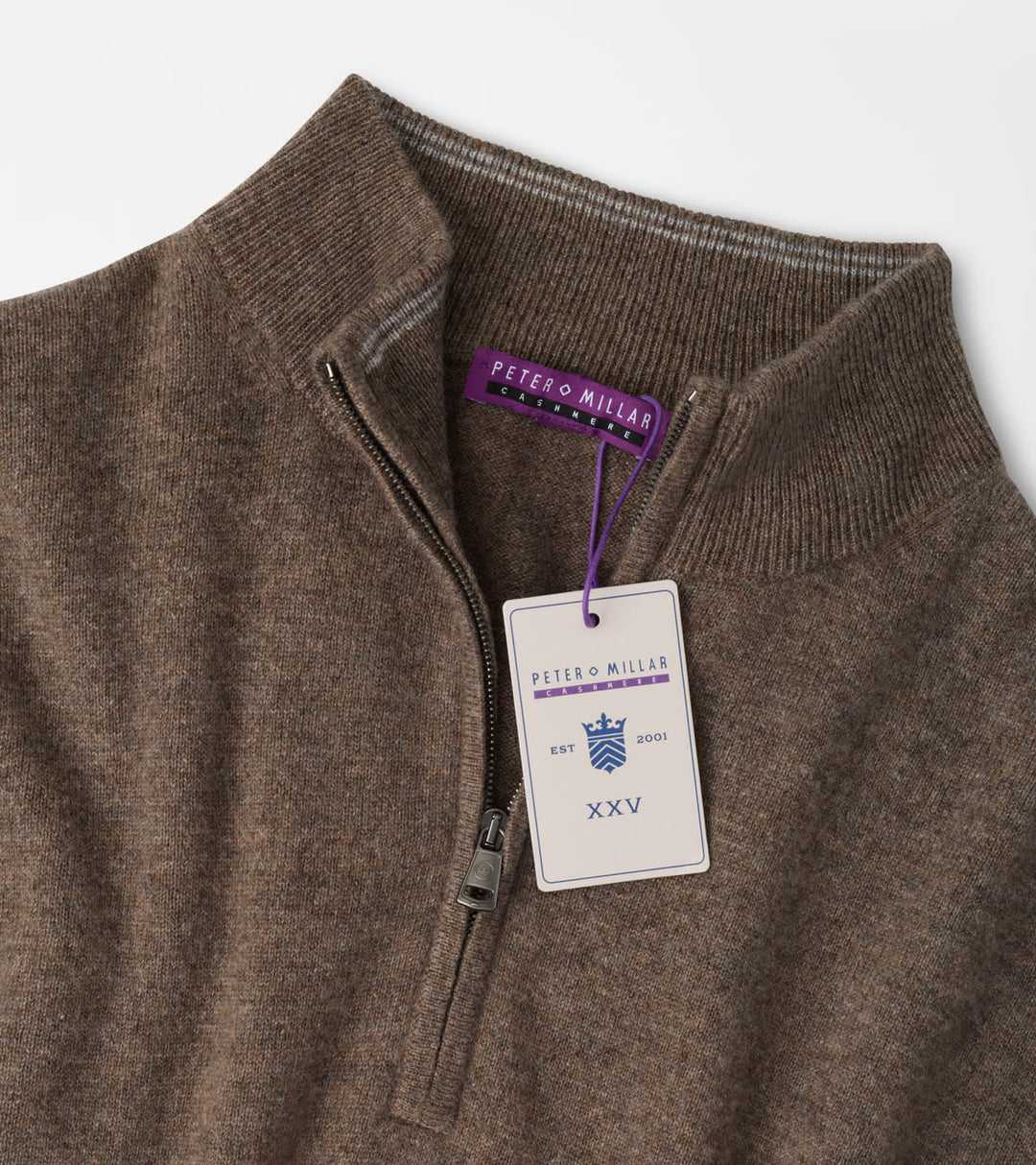 Peter Millar 25th Anniversary Cashmere Quarter-Zip Sweater: Sawgrass
