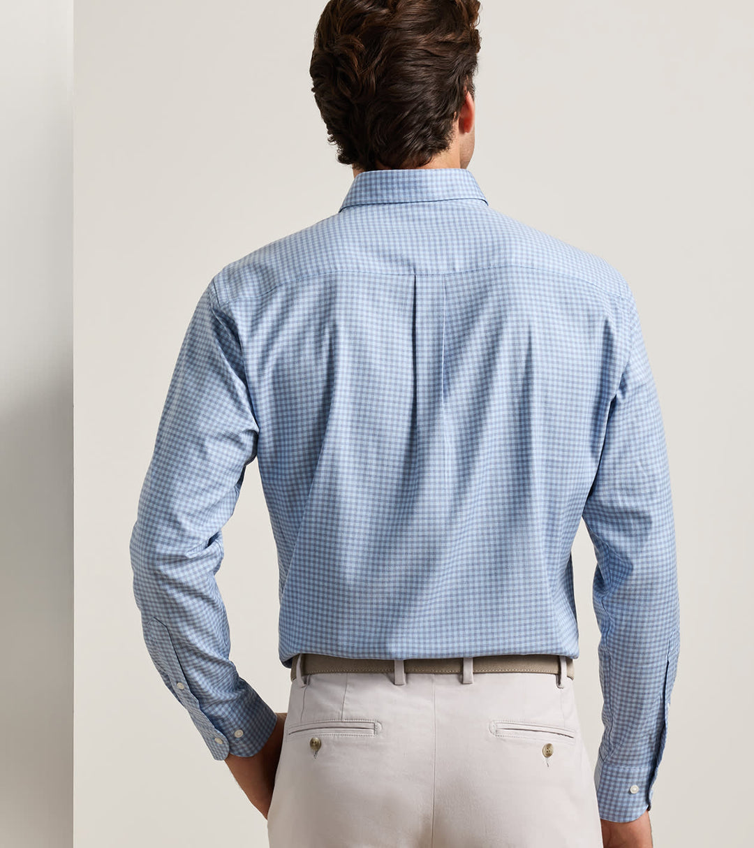 Peter Millar Liam Crown Soft Twill Sport Shirt: Blue Freesia