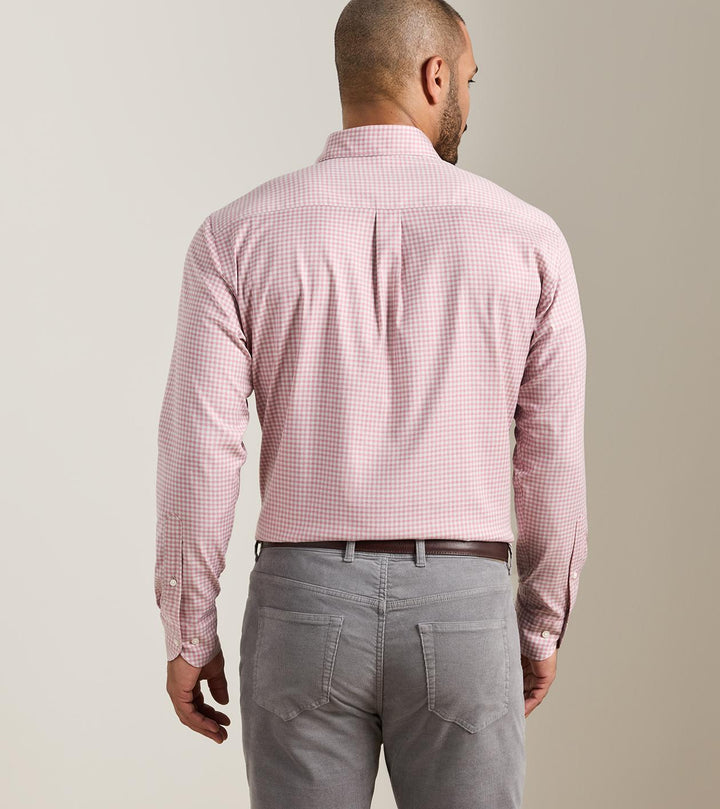 Peter Millar Liam Crown Soft Twill Sport Shirt: Dusty Rose
