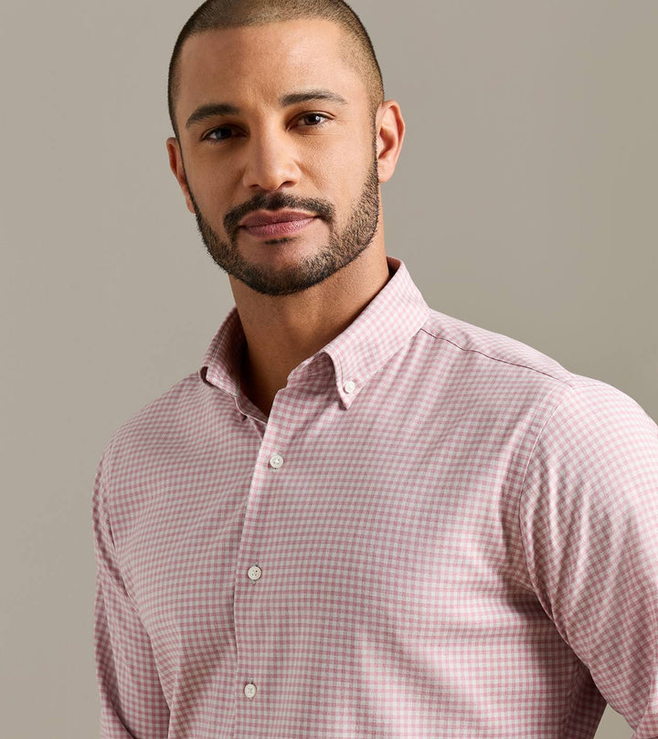 Peter Millar Liam Crown Soft Twill Sport Shirt: Dusty Rose