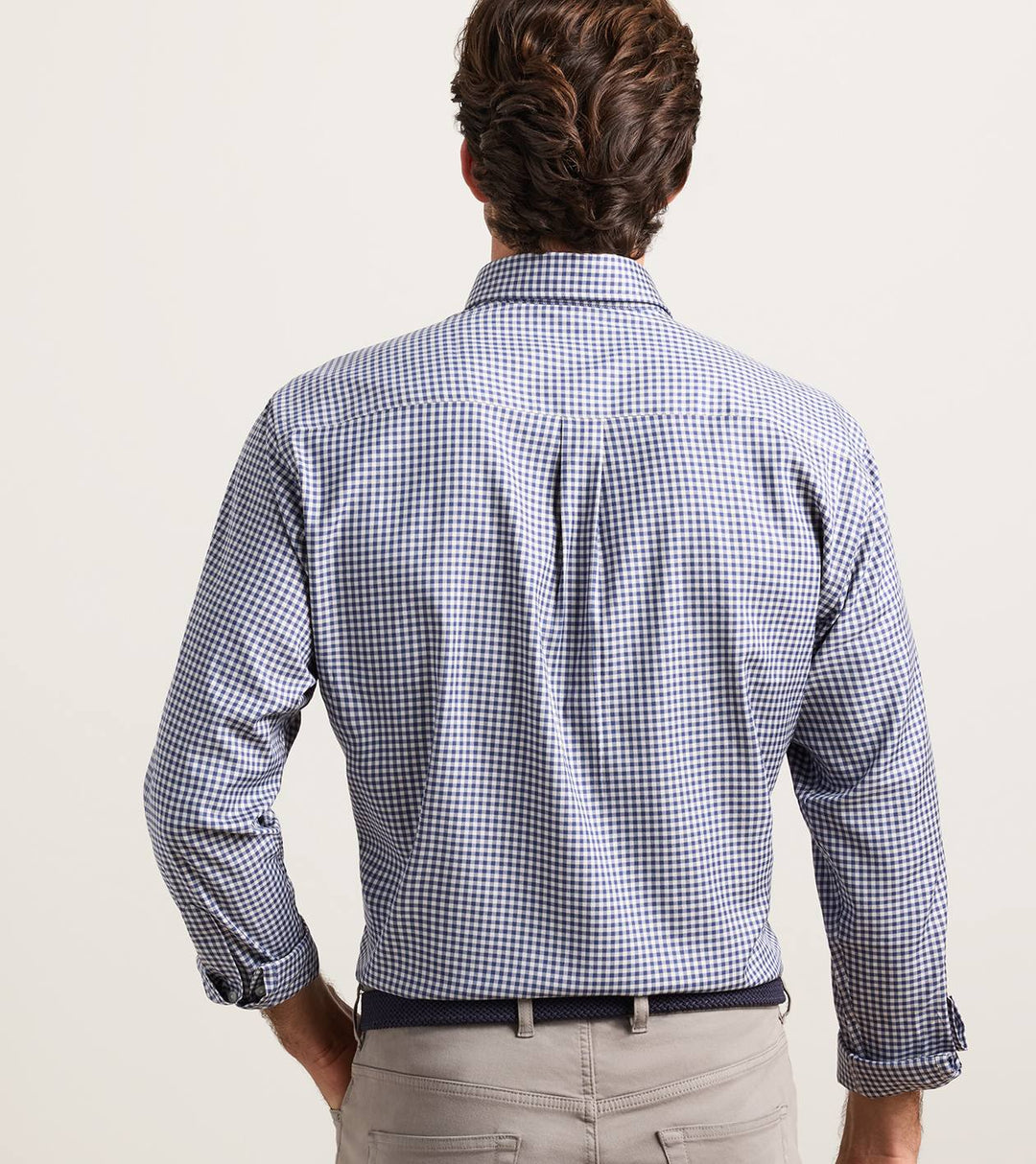 Peter Millar Liam Crown Soft Twill Sport Shirt: Navy
