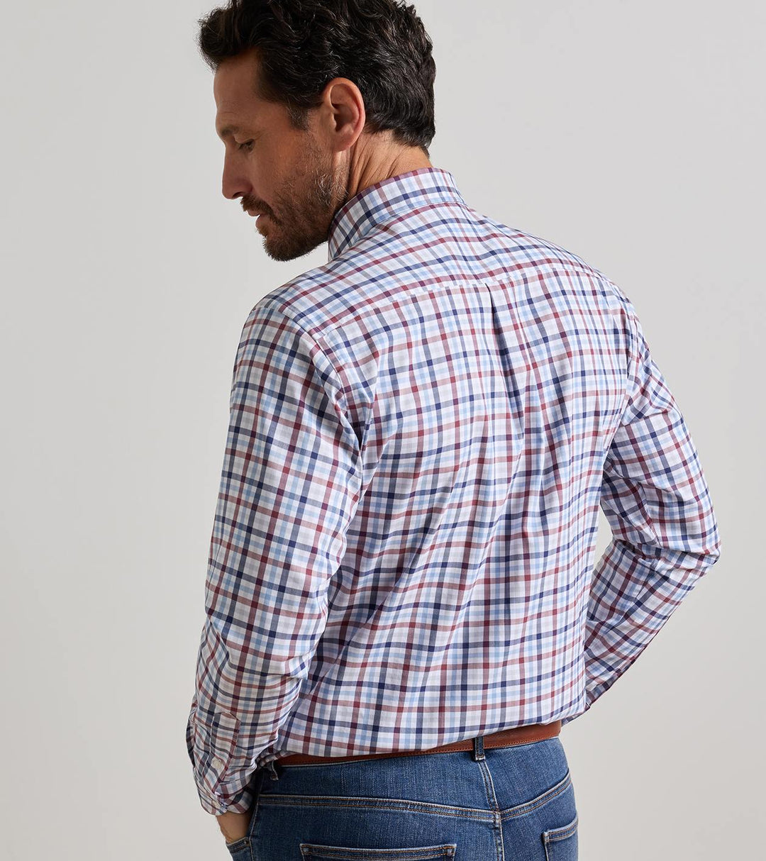 Peter Millar Elliot Crown Lite Cotton-Stretch Sport Shirt: Lakeside