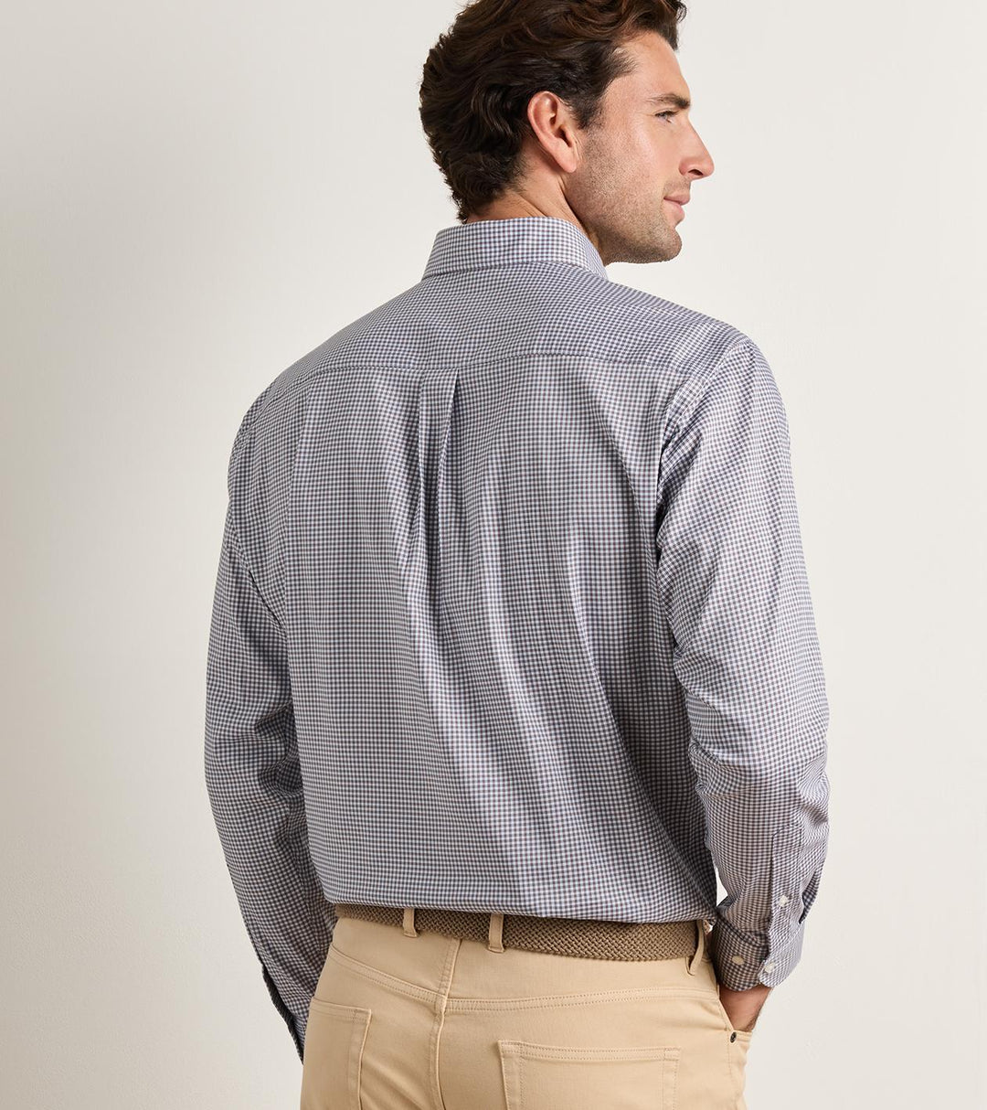 Peter Millar Gregory Crown Lite Cotton-Stretch Sport Shirt: Sawgrass